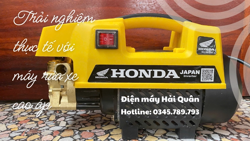 Trải nghiệm thực tế với máy rửa xe cao áp HQ-2600