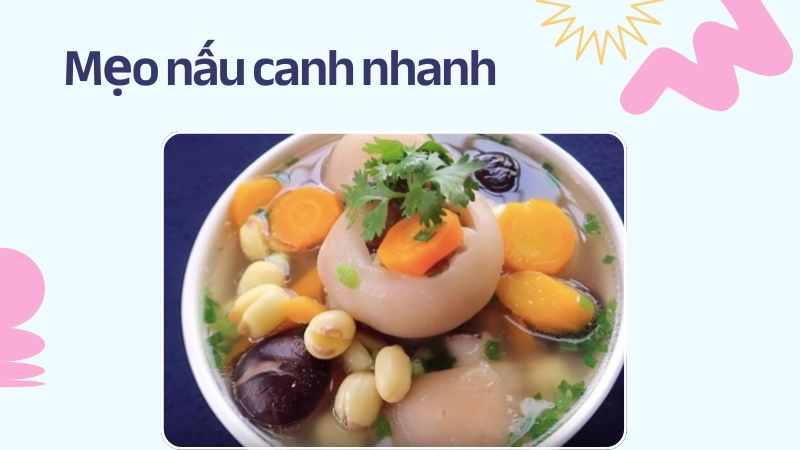 Thứ tự cho rau củ vào nồi giúp món ăn chín đều