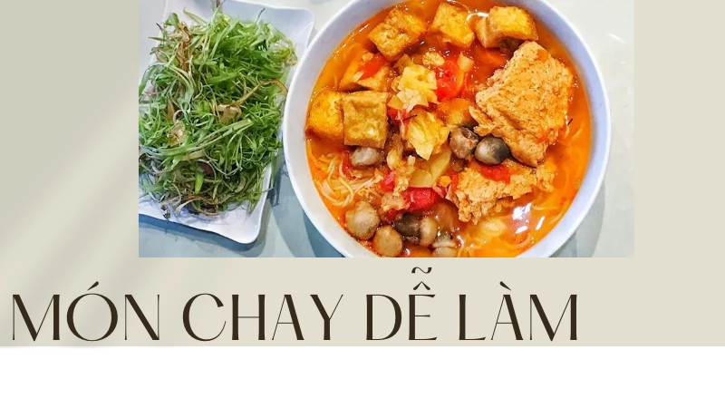 Nguyên tắc nấu món chay không bị nhạt