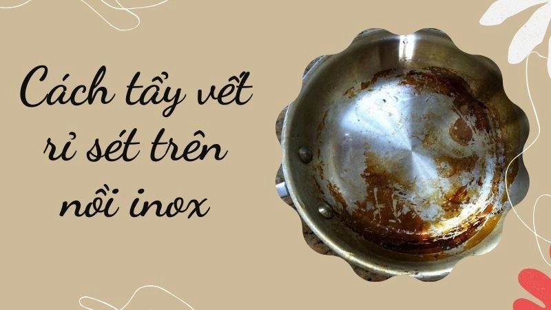 Dùng hỗn hợp chanh và muối đánh bật vết rỉ